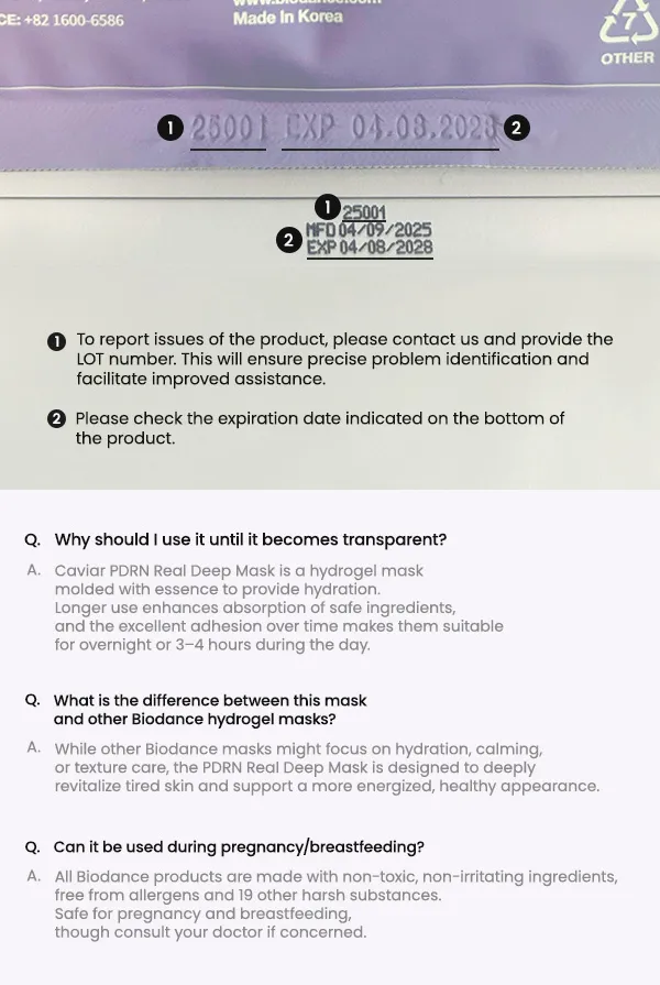 [BIODANCE] Rejuvenating Caviar PDRN Real Deep Mask (4ea) - Image 7