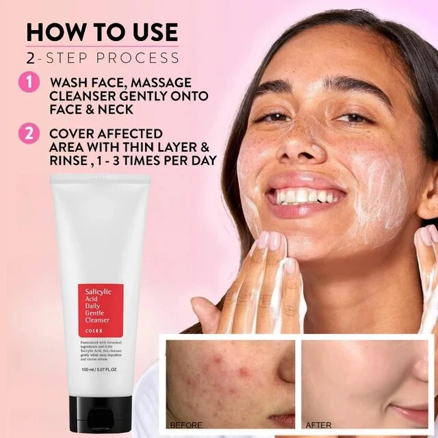 [COSRX] Salicylic Acid Daily Gentle Cleanser 150ml - Image 3