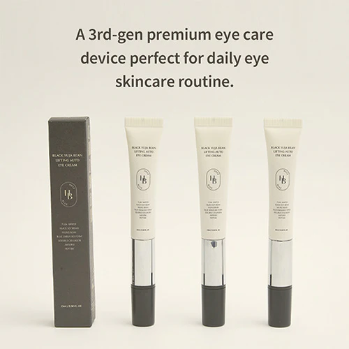 [HEVEBLUE] Black Yuja Bean Lifting Auto Eye Cream 15ml - Image 4