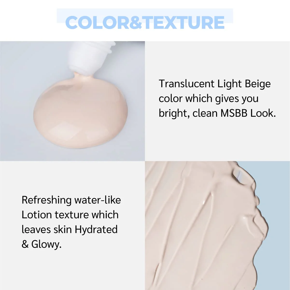 [Numbuzin] No.1 Pure Glass Clean Tone Up Sun Cream SPF50+ - Image 3