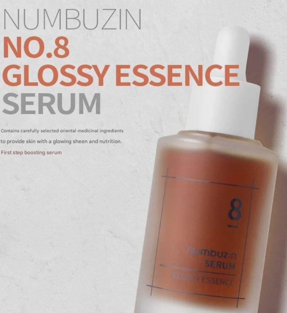 NUMBUZIN No.8 Glossy Essence Serum 50ml Moisturizing Serum Herbal Serum K-Beauty - Image 3